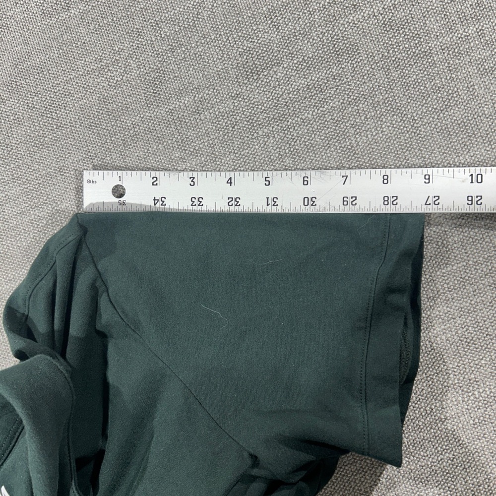 H&M Polo Shirt Mens Large Green Excellent Slim Fit Short Sleeve Cotton Solid - Picture 4 of 7